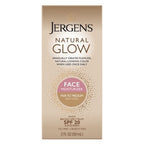 The Jergens NATURAL GLOW SPF 20 Facial Moisturizer + Self Tanner – 2 fl Oz