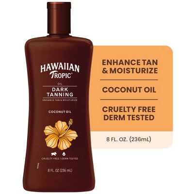 Hawaiian Tropic Dark Tanning Oil – 8 Oz.