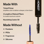 Honest Beauty Extreme Volume Mascara + Bold Lash Primer Black – 0.27 fl oz – Missing Box