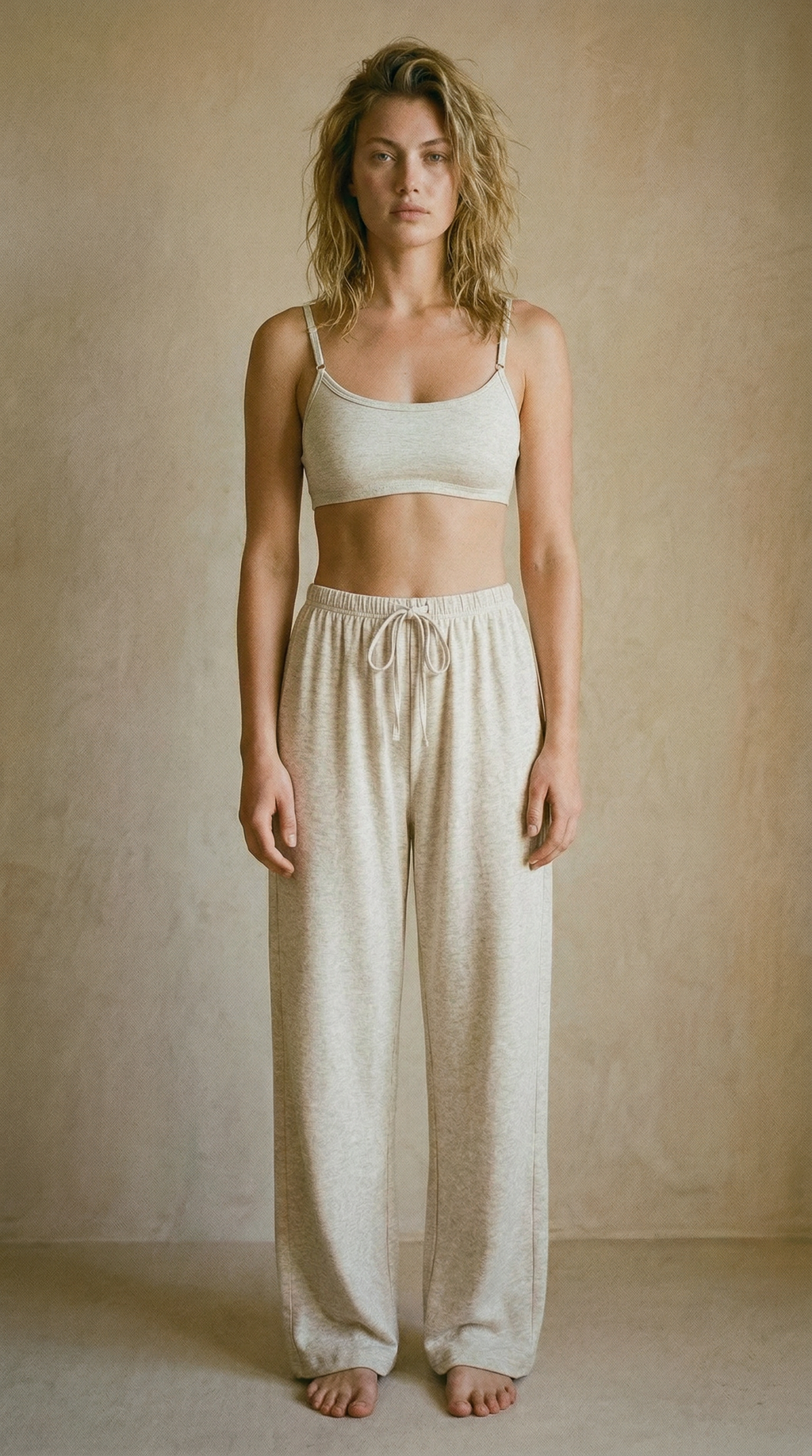 Women's Wide Leg Palazzo Pyjama Pants — Organic Cotton & Linen-3