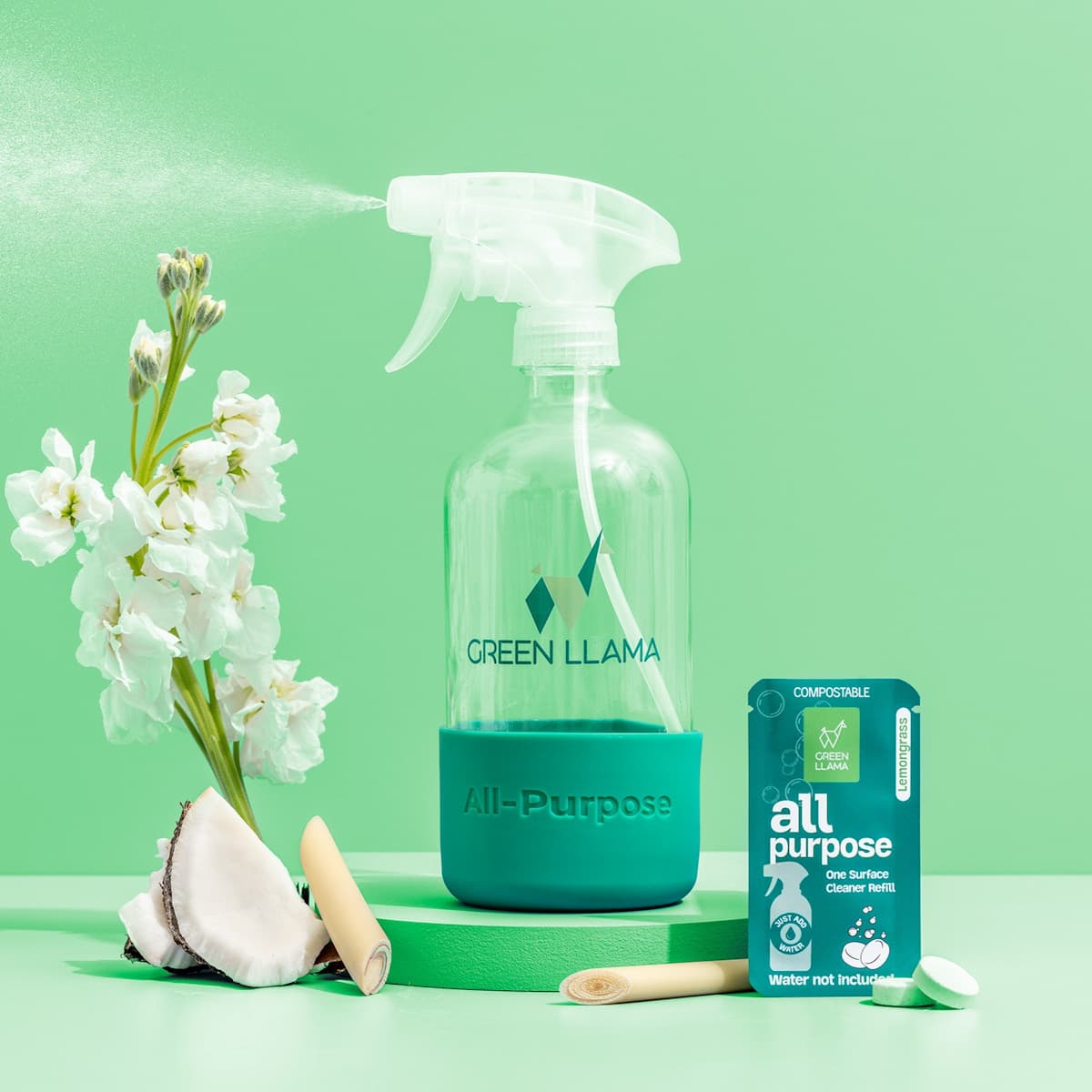 Green Llama 6-Piece Kitchen Bundle