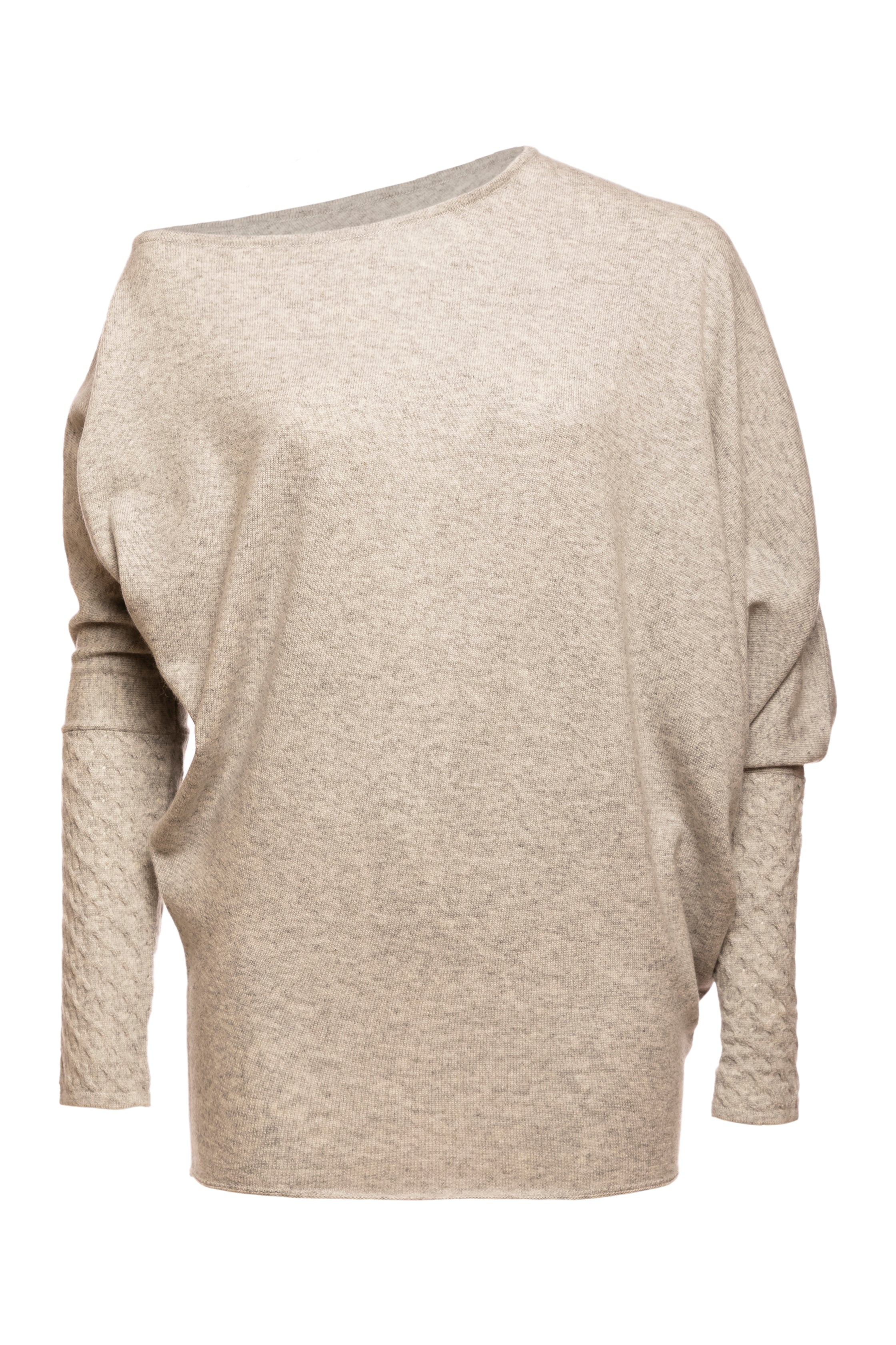 Jewel Asymmetric Boat Neck Top