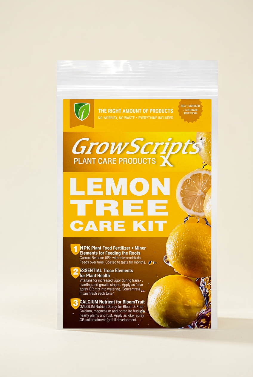 The TART JUICY Lemon Tree Nutritional Care Kit
