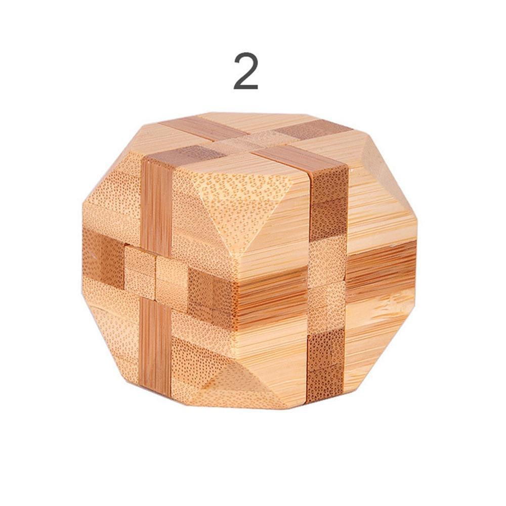 Brain Teaser 3D Wooden Interlocking Game Puzzles – 12 Styles