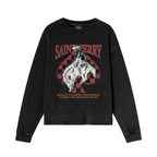 HORIZON RIDER LEATHER CARD CASE LONG-SLEEVE VTG BLACK