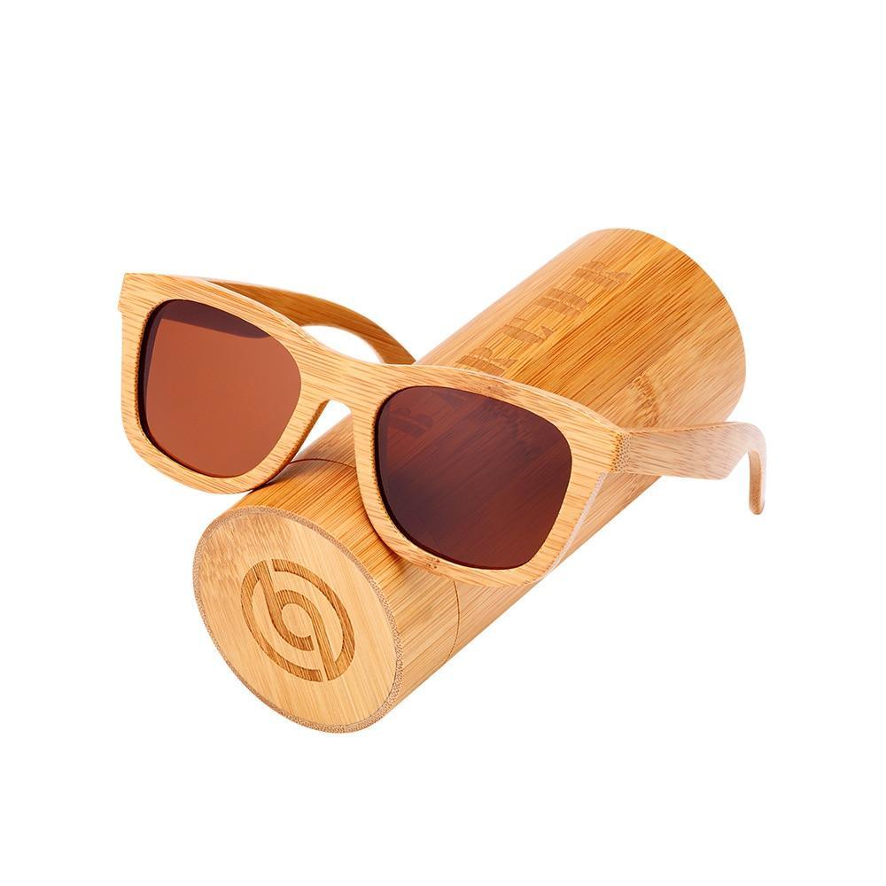 Handmade Bamboo Wood Luxury Polarized Sunglasses with UV400 Protection
