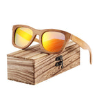 Handmade Bamboo Wood Luxury Polarized Sunglasses with UV400 Protection