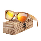 Handmade Bamboo Wood Luxury Polarized Sunglasses with UV400 Protection