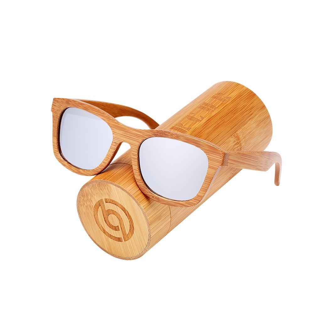 Handmade Bamboo Wood Luxury Polarized Sunglasses with UV400 Protection