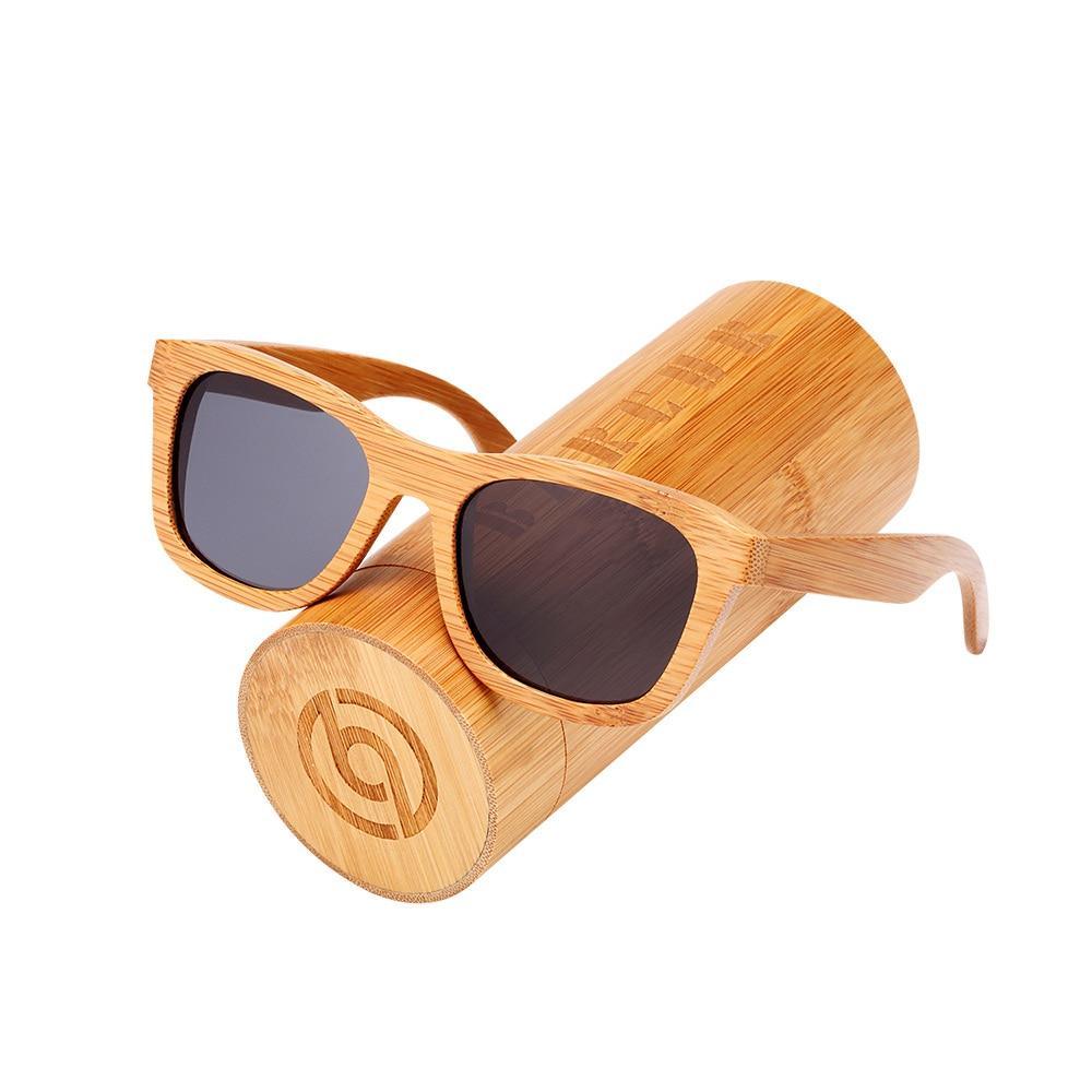 Handmade Bamboo Wood Luxury Polarized Sunglasses with UV400 Protection