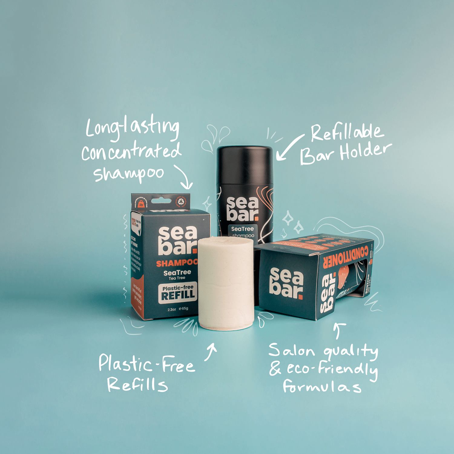 REFILL - SeaTree - Tea Tree Shampoo Bar