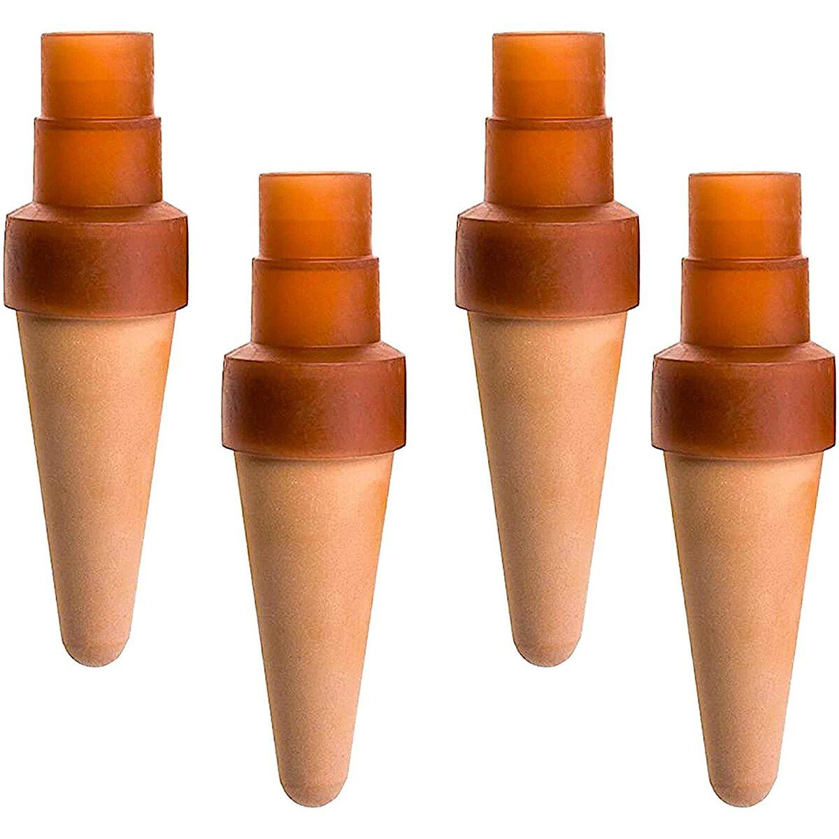 Blumat Bottle Adapter XL Plant Watering Stakes for Large Plants - 4 Pack XL