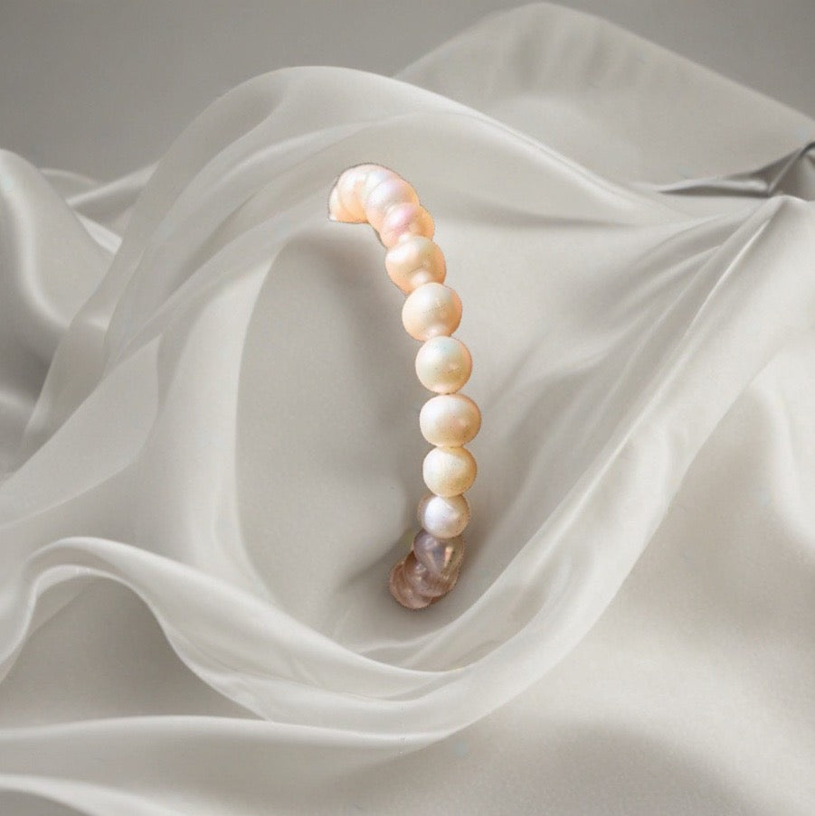 Handmade White Freshwater Pearl Mermaid Bracelet