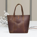 The Taavi Tote Handcrafted Leather Tote Bag