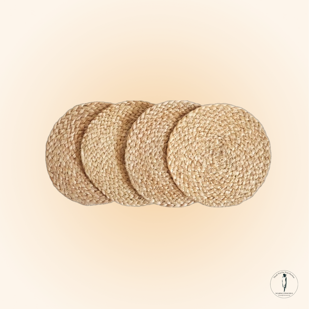 Kata Natural Coaster Trivet – Set of 4