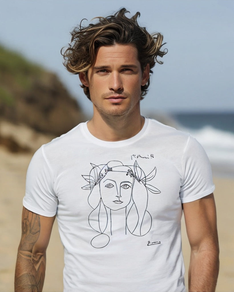 Pablo Picasso War And Peace 1952 Artwork T-Shirt - Men (Unisex) and Women (Fitted) Sizes