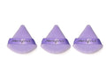 Ashunta Sheriff Beauty Velvet Hypoallergenic Ultra Soft Purple Puffs – 3-Pack