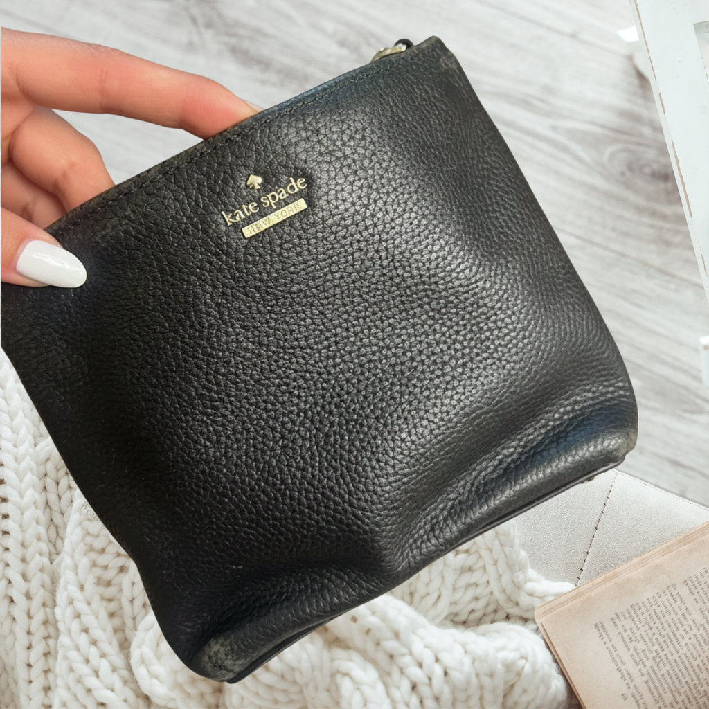Kate Spade Mini Crossbody Purse – Black – Pre-Owned