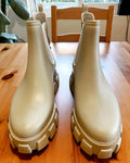 The CHELSEA Jeffrey Campbell Women's Rubber Rain Boots – Beige