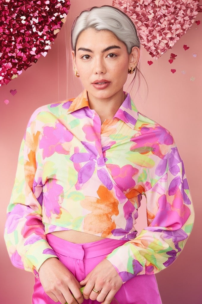 Sustainable Rose Petal Fibre Blouse