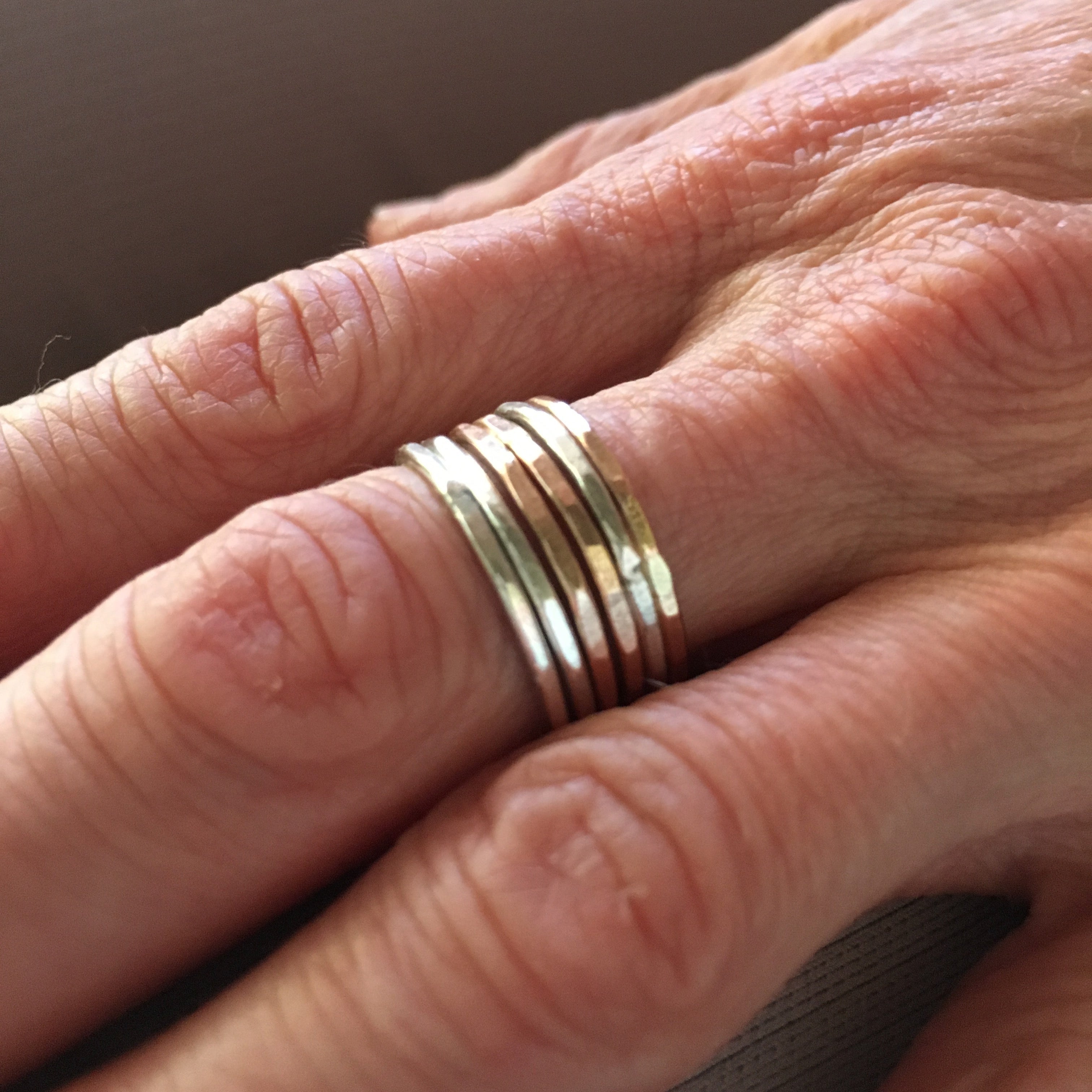 Rustic Stacking Rings-2