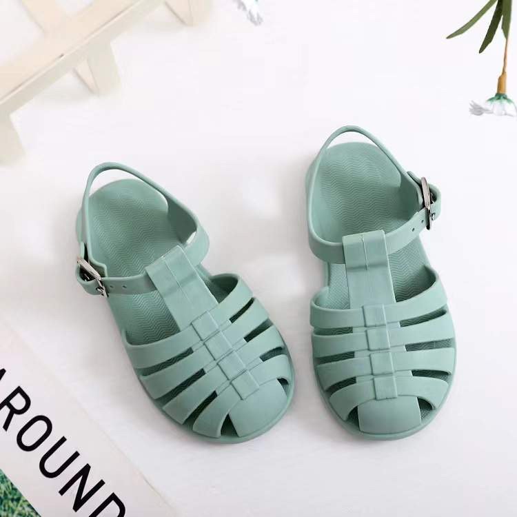 Roman Kids' Barefoot Jelly Sandals – Waterproof + Wide Toe Box