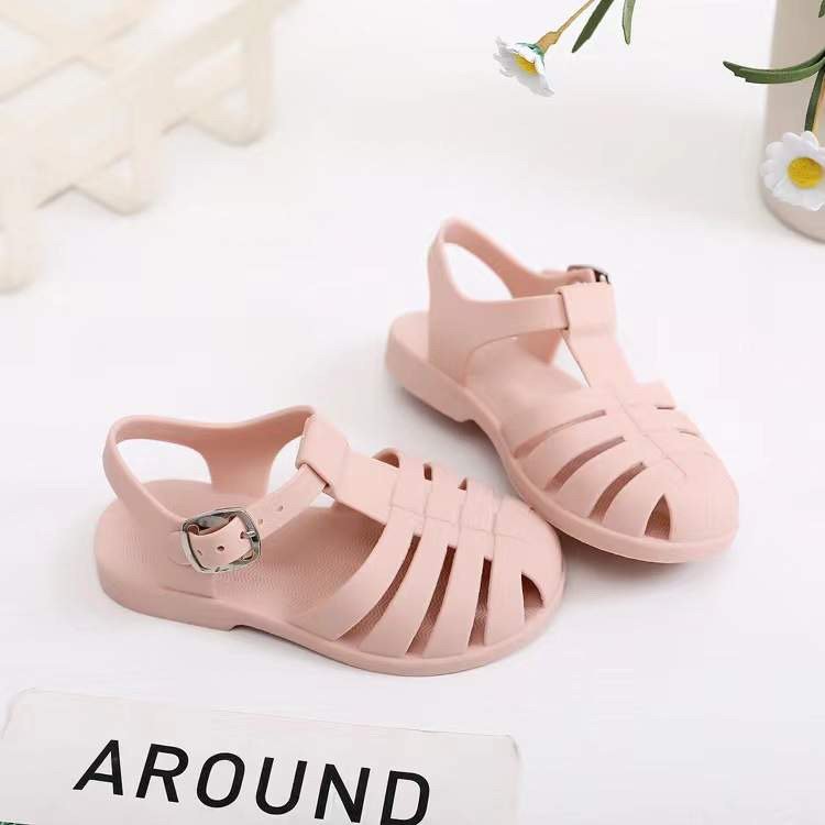 Roman Kids' Barefoot Jelly Sandals – Waterproof + Wide Toe Box