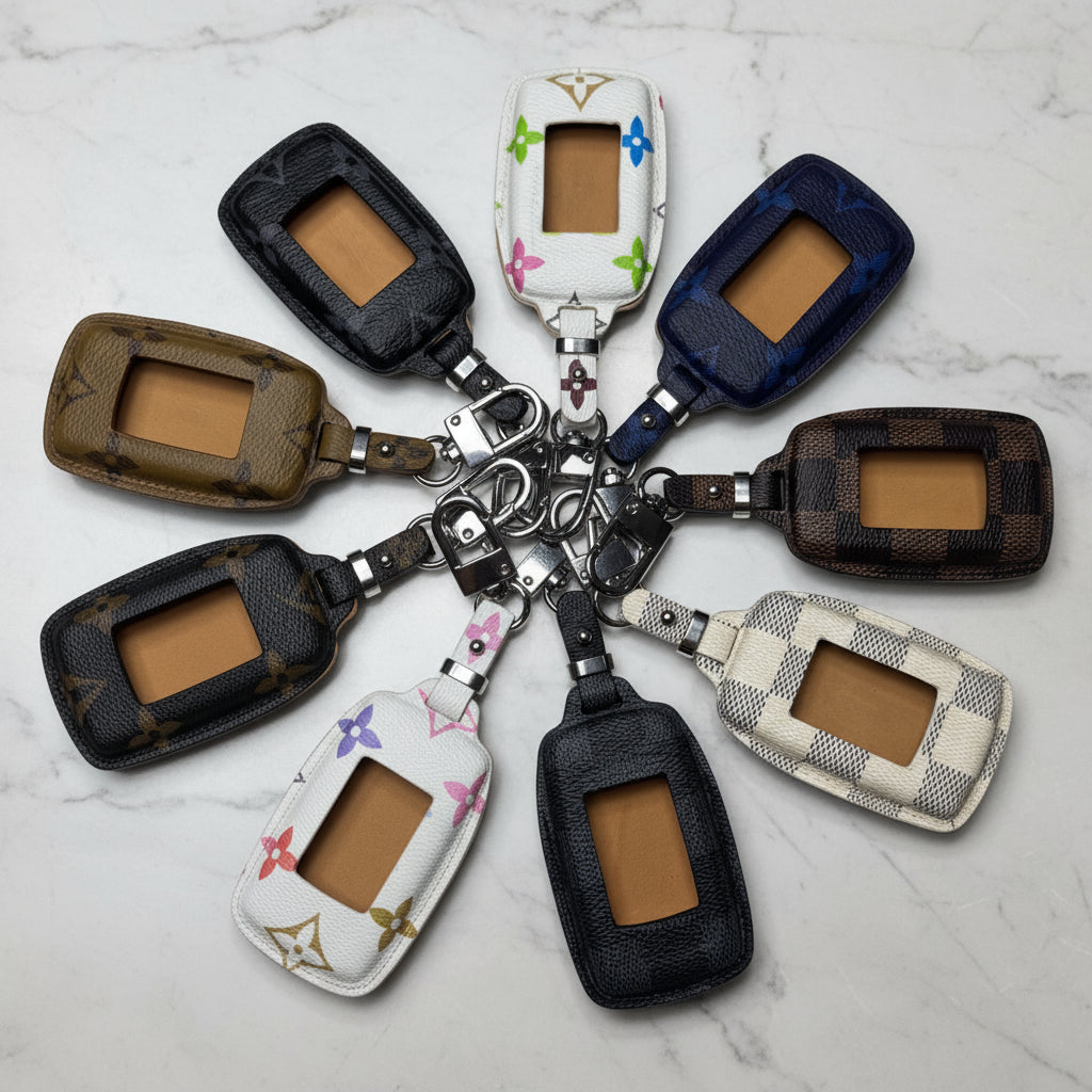 Upcycled Louis Vuitton Key Fob Case for Land Rover – Handmade & Unique