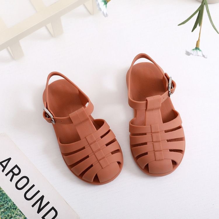 Roman Kids' Barefoot Jelly Sandals – Waterproof + Wide Toe Box