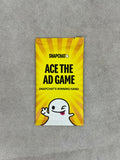 The ACE THE AD Snapchat Card Game
