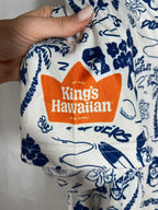 The KINGS HAWAIIAN x LA DODGERS Men's Hawaiian Shirt