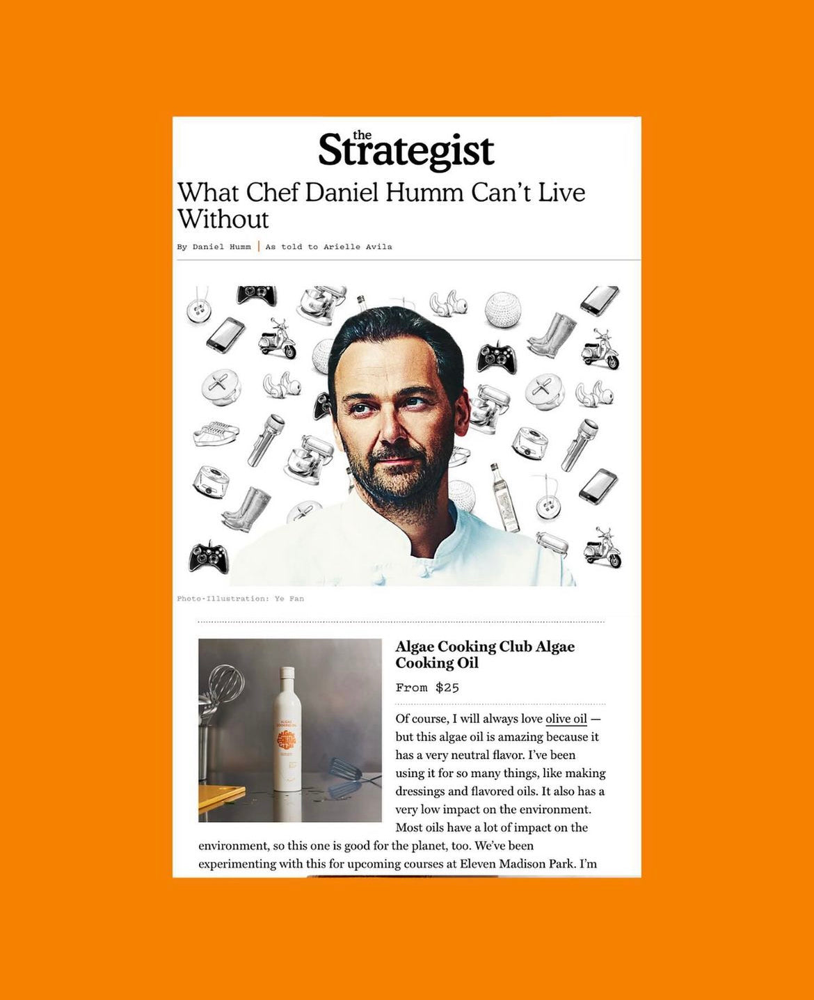 Chef-Grade Algae Cooking Oil