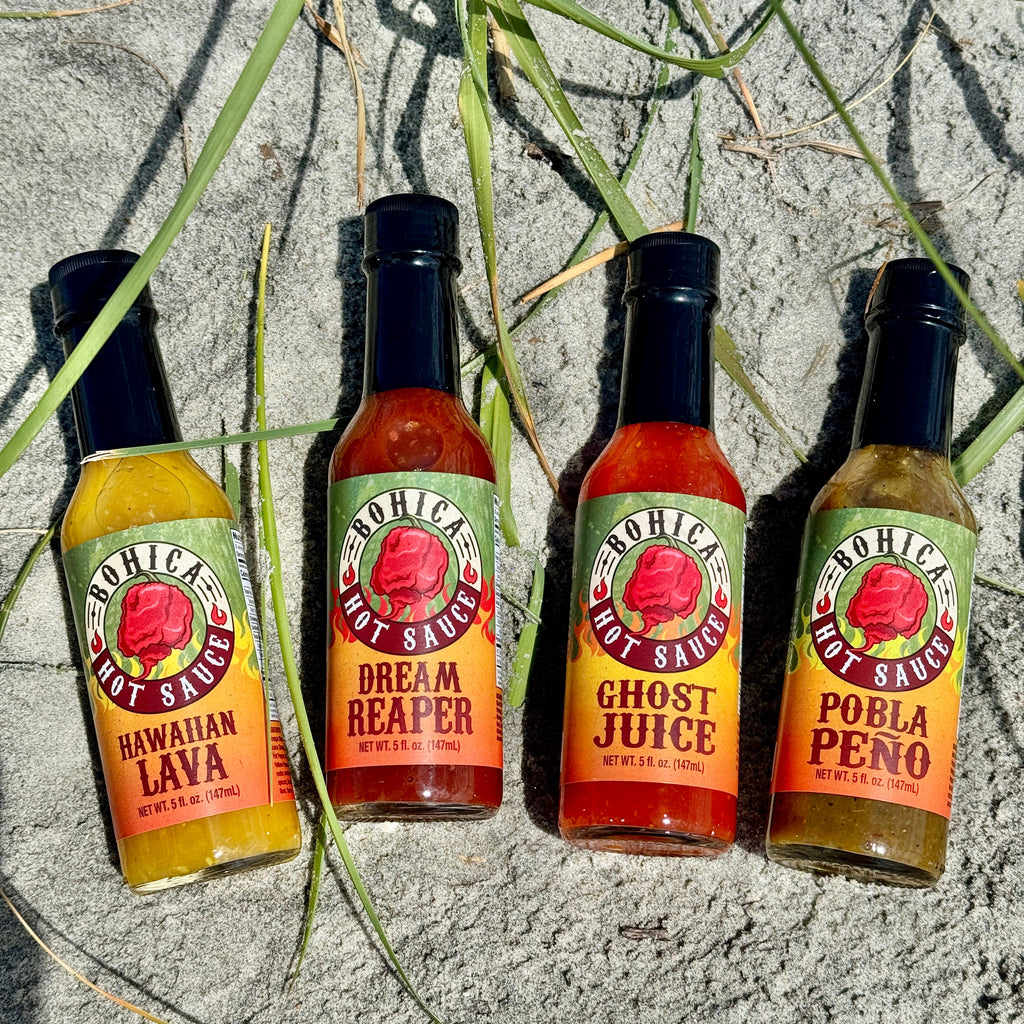 The Bohica Hot Sauce FULL SET 4-Pack