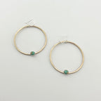 Solstice Hoops – Turquoise-1