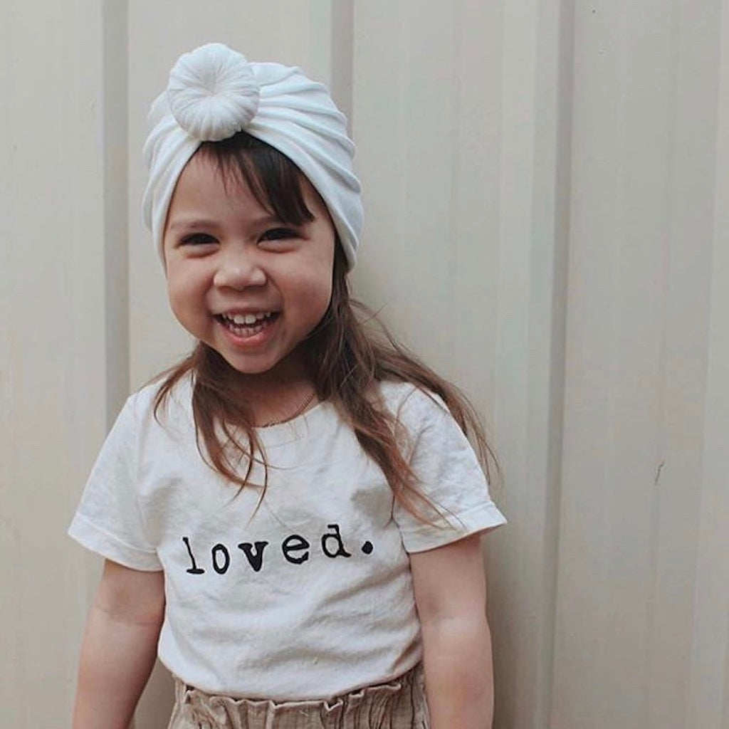 Loved. Organic Cotton Kids T-Shirt –Short Sleeve