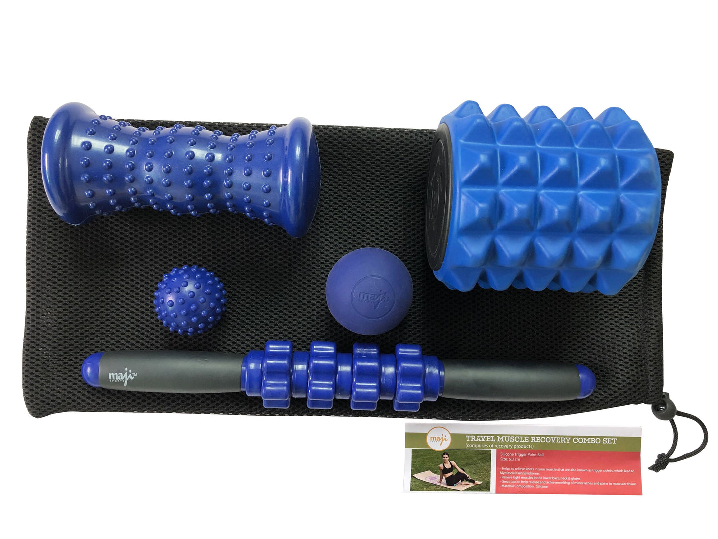 Jute Premium ECO Fitness, pilates, Yoga Mat + Muscle recovery Bundle-1