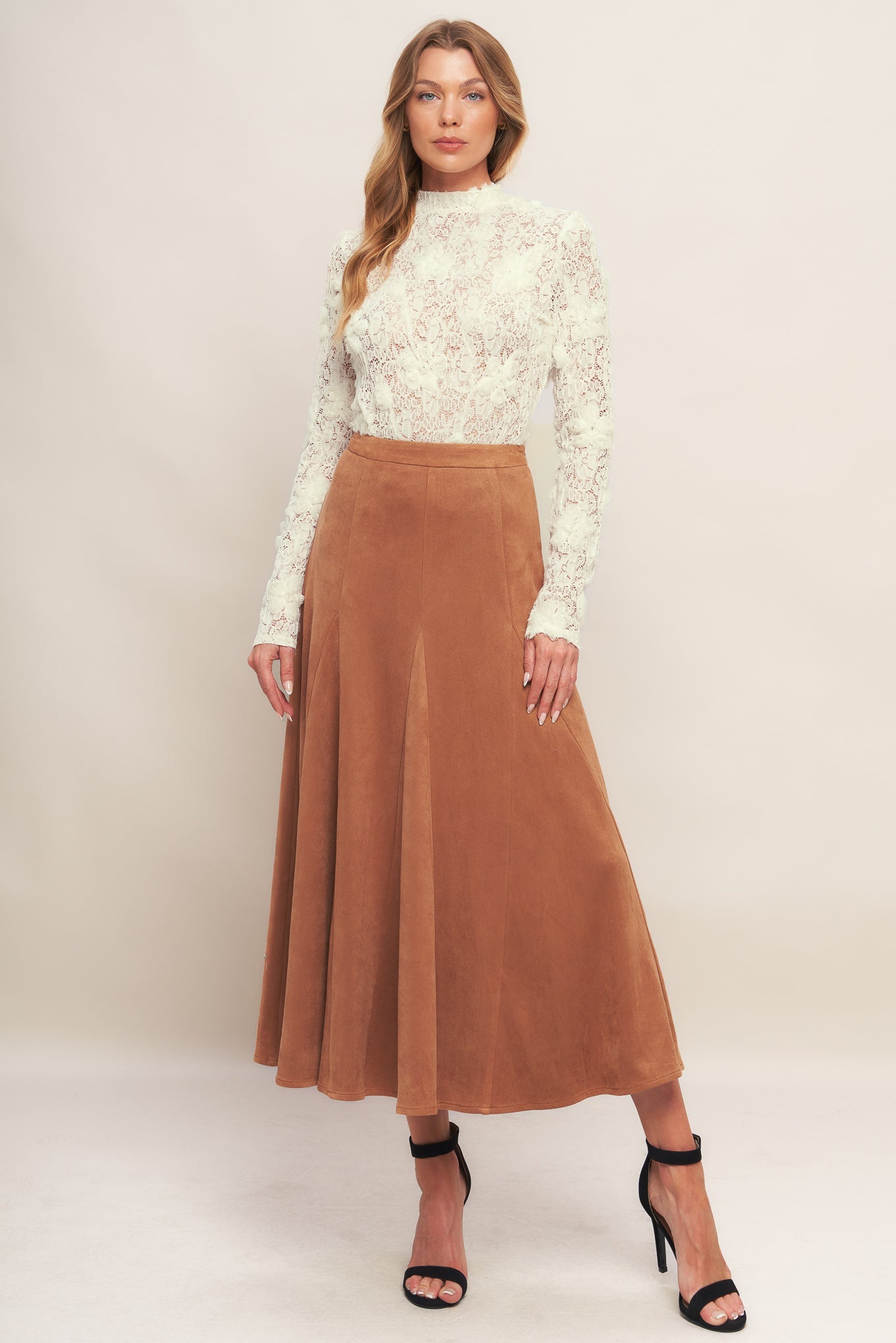 Romantic Sheer Floral Sweater Top
