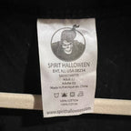Label with 'Spirit Halloween' branding on a dark background