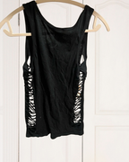 Back of the I Heart the 80s Side Slit Tank