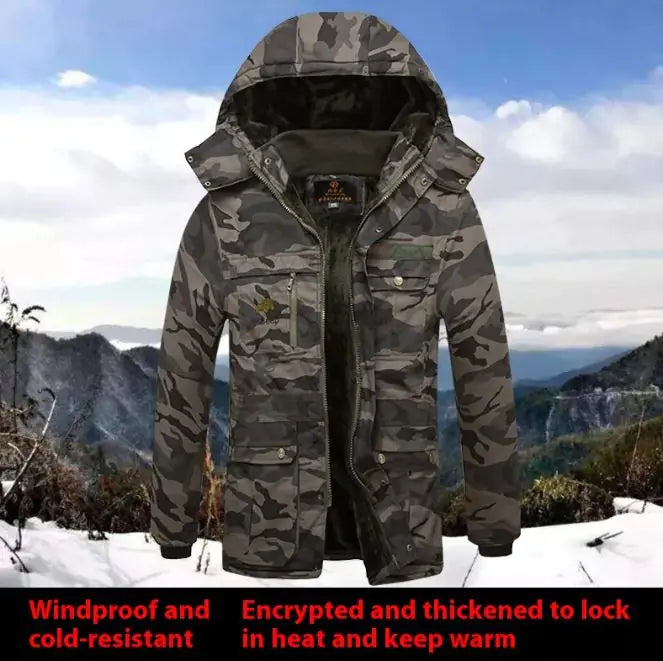 The Gale Windproof Cold-Resistant Cotton-Padded Jacket
