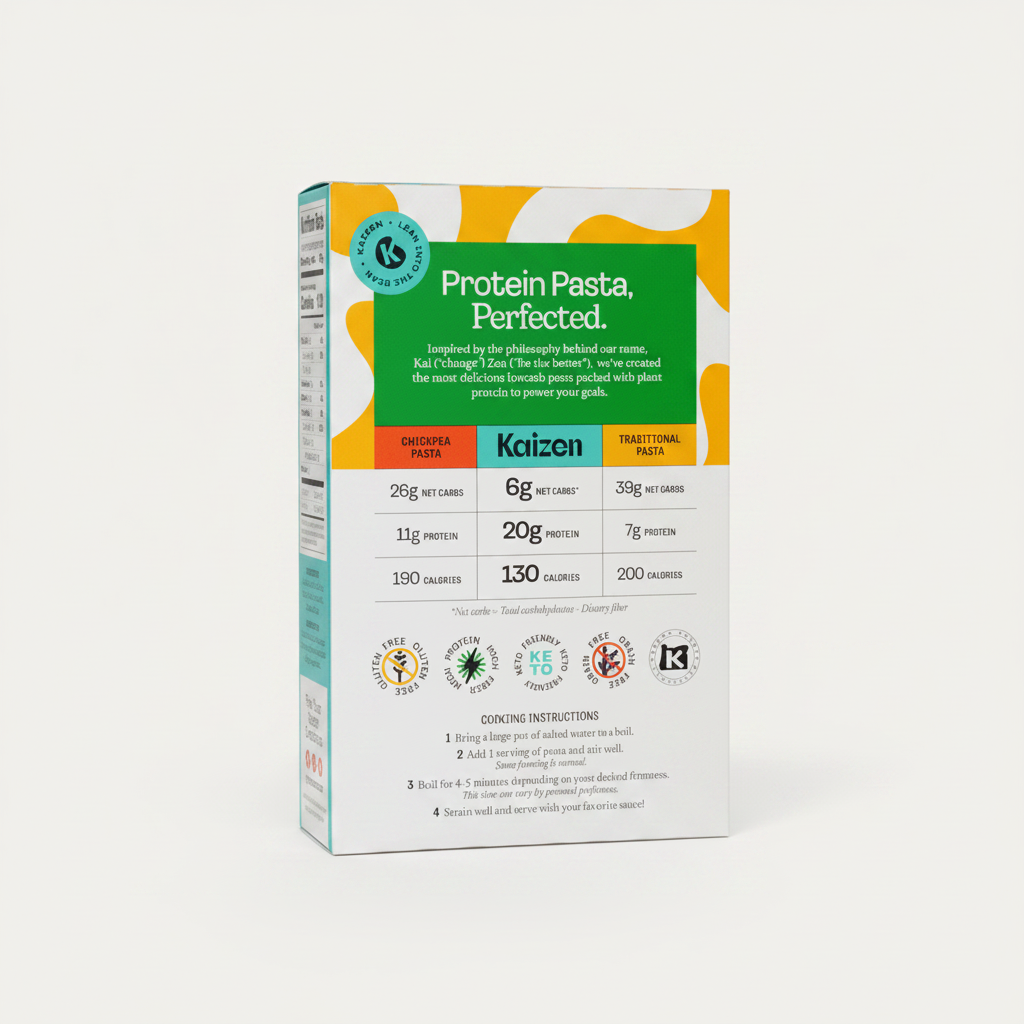 Kaizen Low Carb Radiatori Spiral Pasta – 8 Oz Per Pack