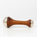 Ayurvedic Dual-Dome Kansa Wand Tool for Detoxification