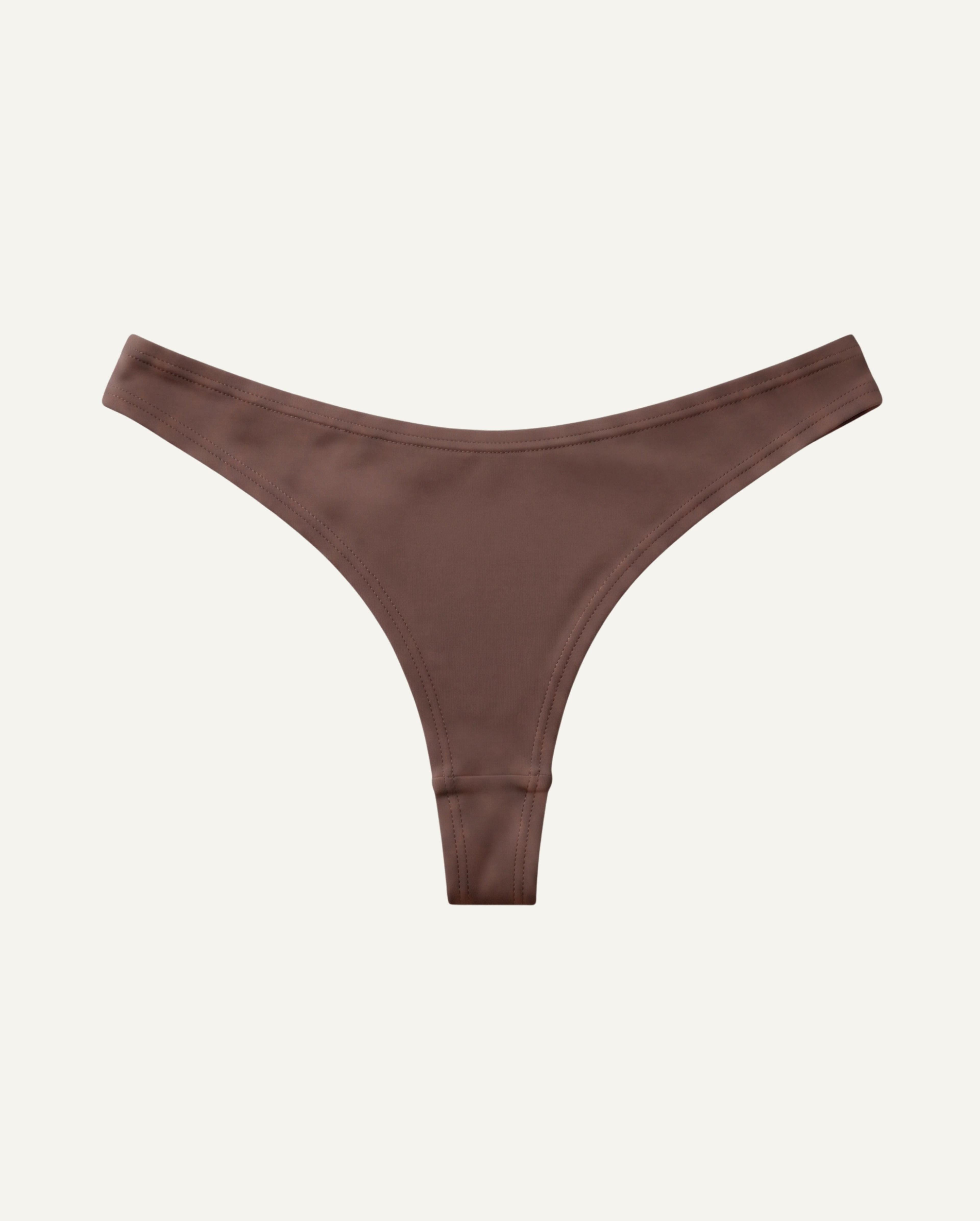 Women's Seaweed Thong - Brown-0