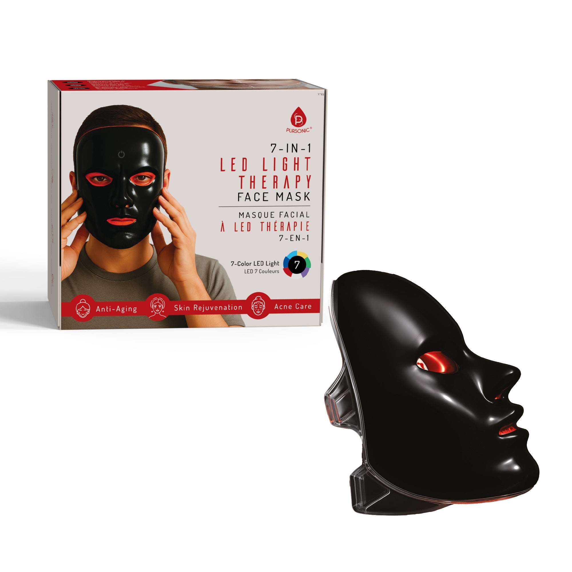 7-in-1 LED Light Therapy Face Mask – Advanced Skincare at Home