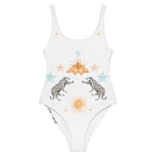 Petra One Piece Swimsuit in White Jaguar-3