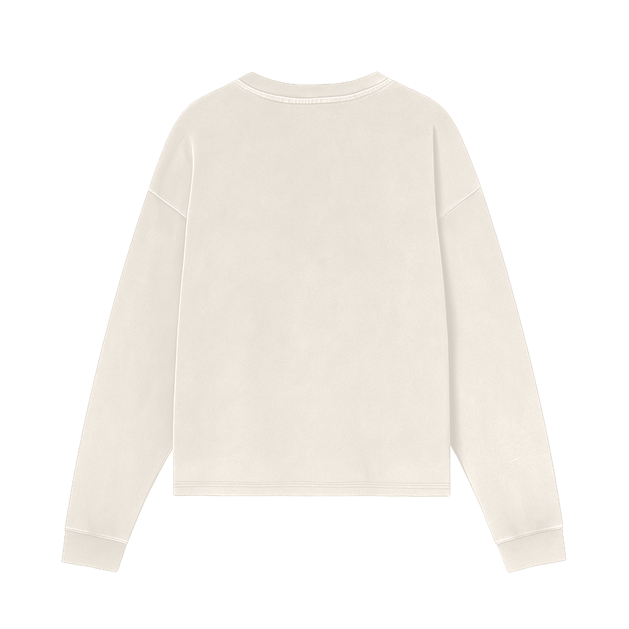 SAINT PERRY The Weight of Whispered Legends Long-Sleeve Sweater – Off-White