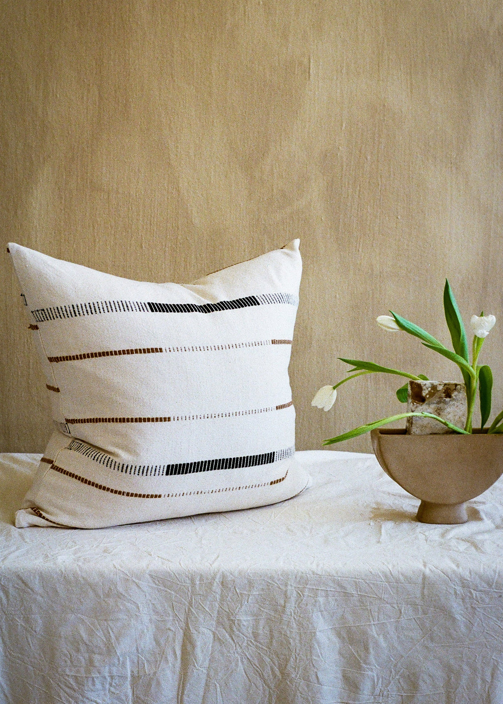 Mason Hand-Loomed Cotton Pillow