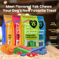 4-Stick Yak Chew Pack – Mint, Banana, Strawberry & Pumpkin