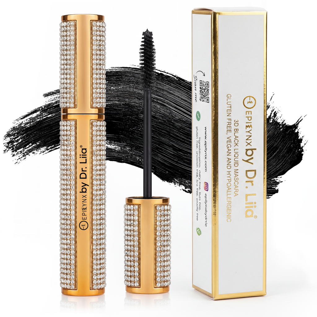 Mega Volume Vegan Smudge-Proof Mascara with Handmade Rhinestone Case