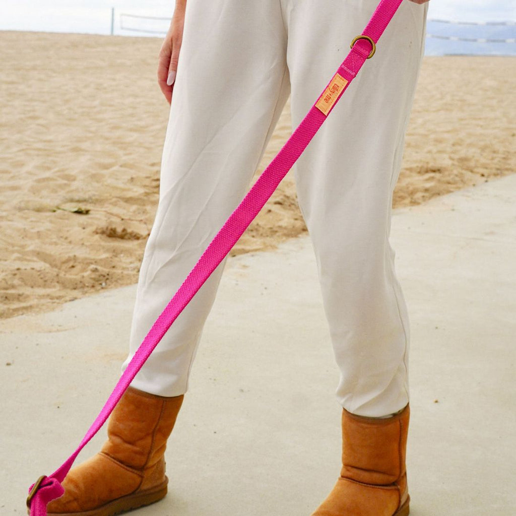 Hemp Cotton Dog Leash - Durable, Sustainable, Adjustable, Lightweight & Soft